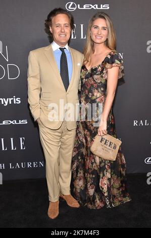David Lauren et Lauren Bush arrivent à la célébration annuelle elle Women in Hollywood 29th qui s'est tenue au Getty Center de Los Angeles, en Californie, sur 17 octobre 2022. © OConnor / AFF-USA.com Banque D'Images