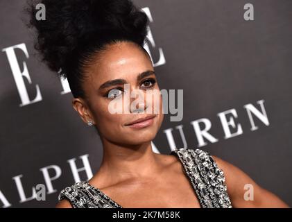 Los Angeles, États-Unis. 17th octobre 2022. Lauren Ridloff arrive à la célébration annuelle elle Women in Hollywood 29th qui a eu lieu au Getty Center de Los Angeles, en Californie, sur 17 octobre 2022. © OConnor/AFF-USA.com crédit : AFF/Alamy Live News Banque D'Images