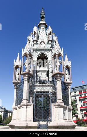 Monument Brunswick à Genève, Suisse Banque D'Images