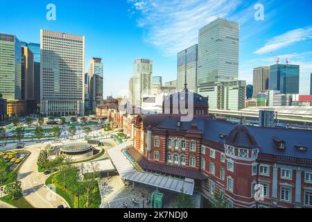 gare de tokyo près du quartier de ginza à Chiyoda, Tokyo, Japon Banque D'Images