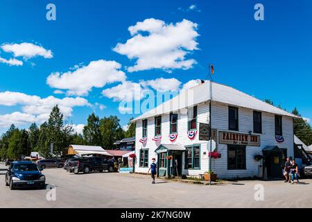 Fairview Inn ; Talkeetna, petite communauté artisanale et aire de rassemblement pour plus de 1 000 grimpeurs par an qui tentent Denali ; Talkeetna ; Alaska ; États-Unis Banque D'Images