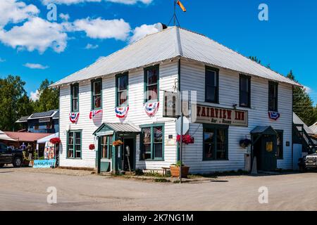 Fairview Inn ; Talkeetna, petite communauté artisanale et aire de rassemblement pour plus de 1 000 grimpeurs par an qui tentent Denali ; Talkeetna ; Alaska ; États-Unis Banque D'Images