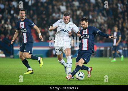 Julien Mattia / le Pictorium - PSG - Marseille - 16/10/2022 - France / Ile-de-France (région) / Paris - Lionel Messi pendant le match du 11t Banque D'Images