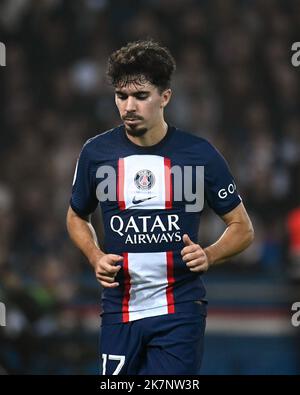 Julien Mattia / le Pictorium - PSG - Marseille - 16/10/2022 - France / Ile-de-France (région) / Paris - Vitinha pendant le match du 11th jour Banque D'Images