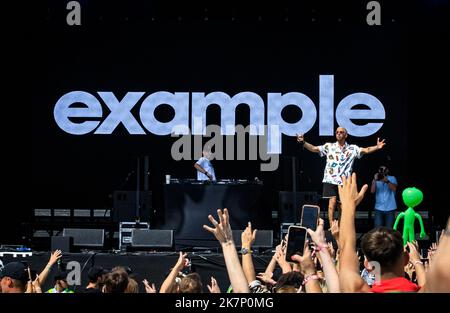 Exemple de représentation en direct au Victorious Festival, Portsmouth, le 28th août 2022. Banque D'Images