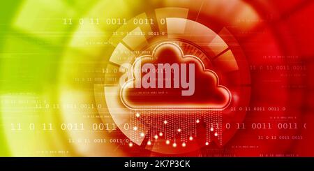 2D technologie de rendu Cloud Computing Banque D'Images