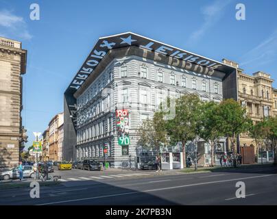 Musée House of Terror - Budapest, Hongrie Banque D'Images