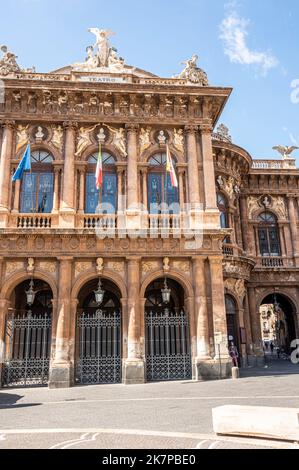 Catane, Italie - 09-23-2022: La belle théather de Catane Banque D'Images