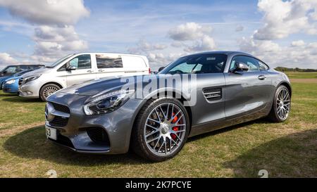 2015 Mercedes-AMG GT S « OIA 63 » en exposition à l'assemblage Poster Cars & Supercars au Bicester Heritage Centre Banque D'Images