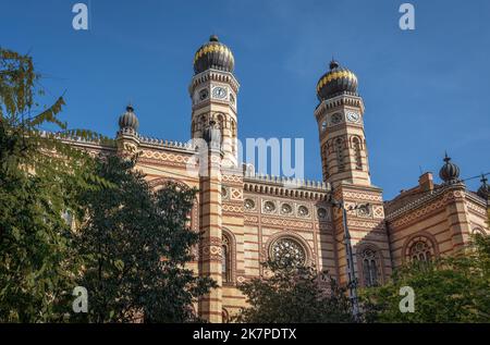 Synagogue de la rue Dohany - Budapest, Hongrie Banque D'Images