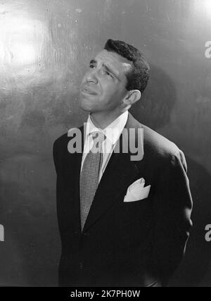 Buddy Rich, Bernard 'Buddy' Rich (1917 – 1987) batteur de jazz américain, auteur-compositeur, chef d'orchestre et chef de bande. Banque D'Images