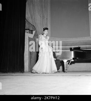 Billie Holiday (1915 – 1959) chanteur américain de jazz et de musique swing. Banque D'Images