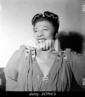 Ella Fitzgerald, Ella Jane Fitzgerald (1917 – 1996) chanteuse de jazz américaine Banque D'Images