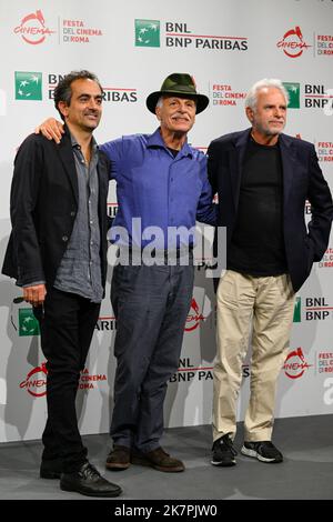 ROME, ITALIE - 18 OCTOBRE : assistez à la séance photo de 'l'Ombra Di Caravaggio' lors du Festival du film de Rome 17th à l'Auditorium Parco Della Musica on 18 octobre 2022 à Rome, Italie. Banque D'Images