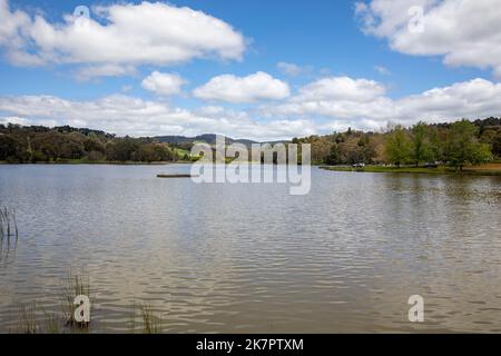 Lac Canobolas réserve et réservoir zone de loisirs, Orange NSW, Australie au printemps 2022 Banque D'Images