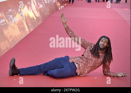 Rome, Italie. 18th octobre 2022. Jahlil T Hall assiste au tapis rouge pour les « souverains d'amour » à Alice Nella Città lors du Festival du film de Rome 17th à l'Auditorium della Conciliazione, mardi, 18 octobre 2022 à Rome, Italie. Photo de Rocco Spaziani/UPI crédit: UPI/Alay Live News Banque D'Images