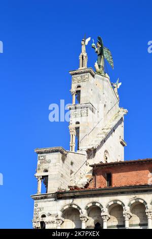 Chiesa di San Michele à Foro, Lucca, Italie Banque D'Images