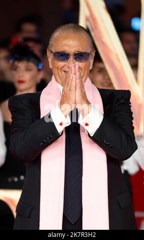 Tony Renis assiste au tapis rouge de 'l'Ombra Di Caravaggio' lors du Festival du film de Rome 17th à l'Auditorium Parco Della Musica sur 18 octobre 2022 Banque D'Images