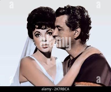 Joan Collins & Richard Egan film: Esther and the King (1971) personnages: Esther & King Ahasuerus Directeur: Raoul Walsh 18 novembre 1970 **AVERTISSEMENT** cette photographie est à usage éditorial exclusif et est le droit d'auteur de 20 CENTURY FOX et/ou le photographe assigné par la Société du film ou de la production et ne peut être reproduite que par des publications dans le cadre de la promotion du film ci-dessus. Un crédit obligatoire à 20 CENTURY FOX est requis. Le photographe doit également être crédité lorsqu'il est connu. Aucune utilisation commerciale ne peut être accordée sans l'autorisation écrite de la Société du film. Banque D'Images