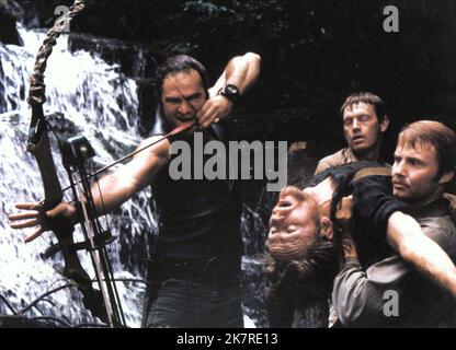 Burt Reynolds, Ronny Cox, Bill McKinney & Jon Voight film: Délivrance (USA 1972) personnages: Lewis, Drew, Mountain Man, Ed Directeur: John Boorman 30 juillet 1972 **AVERTISSEMENT** cette photographie est destinée à un usage éditorial seulement et est le copyright de WARNER BROS. Et/ou le photographe désigné par la Société de film ou de production et ne peut être reproduit que par des publications en conjonction avec la promotion du film ci-dessus. Crédit obligatoire pour WARNER BROS. est obligatoire. Le photographe doit également être crédité lorsqu'il est connu. Aucune utilisation commerciale ne peut être accordée sans l'autorisation écrite de la Société du film. Banque D'Images