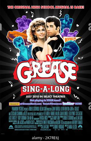 Olivia Newton-John & John Travolta Poster film Grease (USA 1978) personnages : Sandy Olsson, Danny Zuko réalisateur : Randal Kleiser 13 juin 1978 **AVERTISSEMENT** cette photographie est réservée à un usage éditorial et est la propriété intellectuelle de PARAMOUNT PICTURES et/ou du photographe assigné par The film or production Company et ne peut être reproduite que par des publications dans le cadre de la promotion du film ci-dessus. Un crédit obligatoire pour LES PHOTOS PARAMOUNT est requis. Le photographe doit également être crédité lorsqu'il est connu. Aucune utilisation commerciale ne peut être accordée sans autorisation écrite de The film Company. Banque D'Images