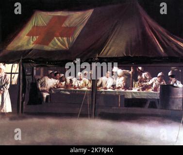 Elliott Gould & Donald Sutherland film: Mash; M*A*S*H (USA 1970) personnages: Capt John Francis Xavier 'Trapper' McIntyre & Capt Benjamin Franklin 'Hawkeye' Pierce Directeur: Robert Altman 25 janvier 1970 **AVERTISSEMENT** cette photographie est à usage éditorial exclusif et est le droit d'auteur de 20th CENTURY FOX et/ou le photographe assigné par la Société du film ou de la production et ne peut être reproduite que par des publications dans le cadre de la promotion du film ci-dessus. Un crédit obligatoire à 20th CENTURY FOX est requis. Le photographe doit également être crédité lorsqu'il est connu. Aucune utilisation commerciale ne peut être gran Banque D'Images