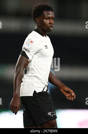 Derby, Angleterre, 18th octobre 2022. Kwaku Oduroh du comté de Derby pendant le match Papa Johns Trophy au stade Pride Park, Derby. Le crédit photo doit être lu : Darren Staples / Sportimage Banque D'Images