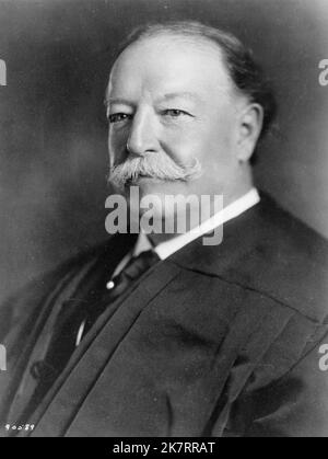 Portrait de William Howard Taft, président des États-Unis en 27th, en tant que juge en chef de la Cour suprême. Photo de 1921 Banque D'Images