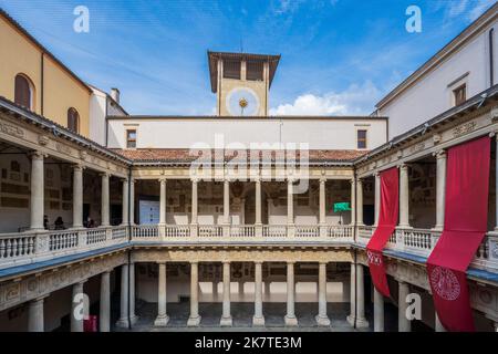 Fondée en 1222, l'Université de Padoue, en Vénétie, en Italie, est la cinquième plus ancienne université au monde. Banque D'Images