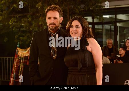 Mexico, Mexique. 18th octobre 2022. Tiaré Scanda assiste au tapis rouge des Metropolitan Theatre Awards 4th (Los Metro) au Centro Cultural del Bosque. Sur 18 octobre 2022 à Mexico, Mexique. (Credit image: © Carlos Tischler/eyepix via ZUMA Press Wire) Banque D'Images