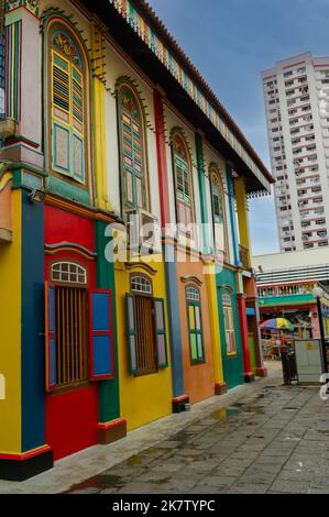 Tan Teng Niah House, Little India, Singapour Banque D'Images