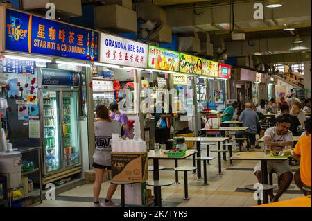 Tekka Hawker Centre, Little India, Singapour Banque D'Images