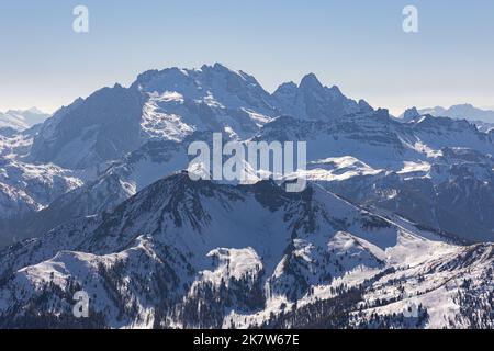 Marmolada, Dolomites Banque D'Images