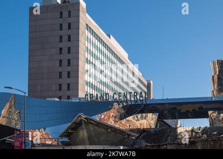 Grand Central et New Street Station à Birmingham, Royaume-Uni Banque D'Images