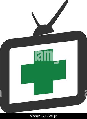 Health talk logo icône Illustration identité de la marque Illustration de Vecteur