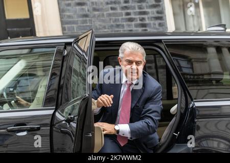 Londres, Royaume-Uni. 19th octobre 2022. Brandon Lewis, Lord Chancelier et secrétaire d'État à la Justice, arrive au 10 Downing Street, crédit : Ian Davidson/Alay Live News Banque D'Images