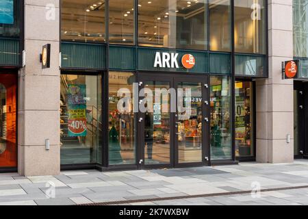 Oslo, Norvège - 15 octobre 2022: Une librairie ARK à Oslo, Norvège. Banque D'Images