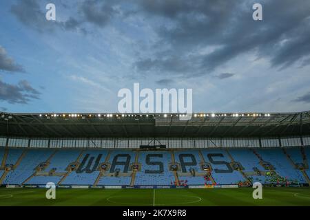 Coventry, Royaume-Uni. 19th octobre 2022. Vue générale de l'intérieur de la Coventry Building Society Arena, stade de Coventry City en amont du match de championnat Sky Bet Coventry City vs Sheffield United à Coventry Building Society Arena, Coventry, Royaume-Uni, 19th octobre 2022 (photo de Gareth Evans/News Images) à Coventry, Royaume-Uni, le 10/19/2022. (Photo de Gareth Evans/News Images/Sipa USA) Credit: SIPA USA/Alay Live News Banque D'Images