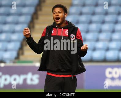 Coventry, Royaume-Uni. 19th octobre 2022. Rhian Brewster de Sheffield Utd pendant le match de championnat Sky Bet à la Coventry Building Society Arena, Coventry. Crédit photo à lire : Darren Staples/Sportimage crédit : Sportimage/Alay Live News Banque D'Images