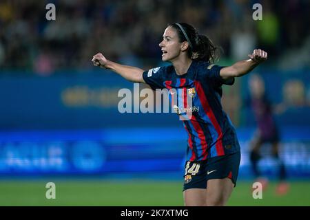 Barcelone, Espagne, 19, octobre 2022. Espagne-football-Women's Champions League FC Barcelona / SL Benfica Women. Crédit : Joan G/Alay Live News Banque D'Images