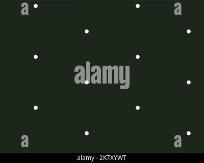 Texture sans couture des points vectoriels blancs sur le vert Illustration de Vecteur