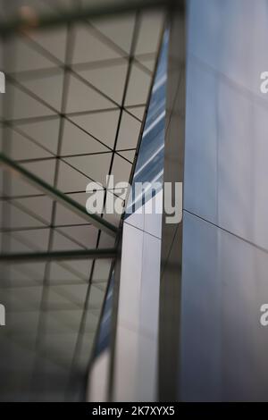 Gros plan d'un élément architectural créant une image abstraite qui peut être utilisée comme arrière-plan Banque D'Images