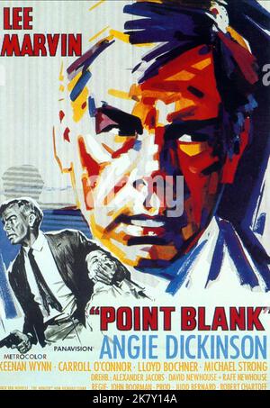 Lee Marvin Poster film: Point Blank (1967) Directeur: John Boorman 30 août 1967 **AVERTISSEMENT** cette photographie est à usage éditorial exclusif et est le droit d'auteur de MGM et/ou le photographe assigné par la Société de film ou de production et ne peut être reproduite que par des publications en conjonction avec la promotion du film ci-dessus. Un crédit obligatoire pour MGM est requis. Le photographe doit également être crédité lorsqu'il est connu. Aucune utilisation commerciale ne peut être accordée sans l'autorisation écrite de la Société du film. Banque D'Images