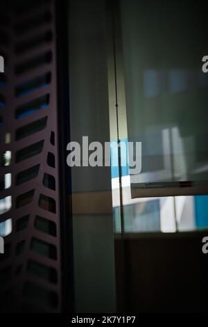 Gros plan d'un élément architectural créant une image abstraite qui peut être utilisée comme arrière-plan Banque D'Images