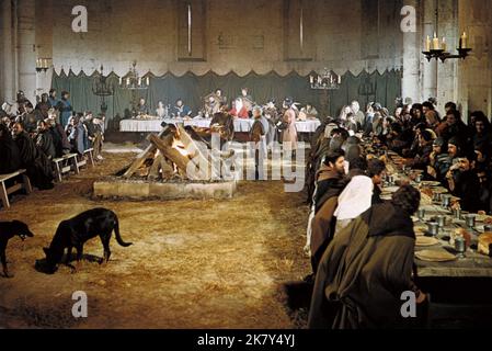 Scene with Timothy Dalton, Peter O'Toole & Katharine Hepburn film: The Lion in Winter (USA/UK 1968) personnages: WITH King Philip of France, and Eleanor of Aquitaine Directeur: Anthony Harvey 30 octobre 1968 **AVERTISSEMENT** cette photographie est destinée à un usage éditorial seulement et est le droit d'auteur des PRODUCTIONS HAWORTH et/ou du photographe assigné par la Société de film ou de production et ne peut être reproduite que par des publications en conjonction avec la promotion du film ci-dessus. Un crédit obligatoire pour LES PRODUCTIONS HAWORTH est requis. Le photographe doit également être crédité lorsqu'il est connu. Aucune utilisation commerciale ne peut l'être Banque D'Images