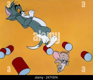 Tom The Cat & Jerry The Mouse film : Tom & Jerry (TV-Kurzfilm-Reihe), Etats-Unis, ca. 1960-1967, 01 mai 1966 **AVERTISSEMENT** cette photographie est destinée à un usage éditorial exclusif et est protégée par les droits d'auteur de MGM et/ou du photographe assigné par la Société du film ou de la production et ne peut être reproduite que par des publications dans le cadre de la promotion du film ci-dessus. Un crédit obligatoire pour MGM est requis. Le photographe doit également être crédité lorsqu'il est connu. Aucune utilisation commerciale ne peut être accordée sans l'autorisation écrite de la Société du film. Banque D'Images