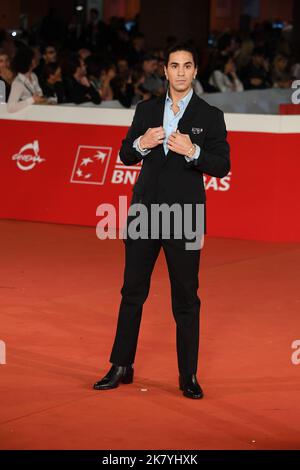 Rome, Italie. 18th octobre 2022. Festival du cinéma de Rome 2022. Festival du film de Rome. Film de tapis rouge 'l'ombra di Caravaggio'. Photo: Tedua Credit: Agence de photo indépendante/Alamy Live News Banque D'Images