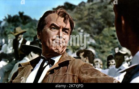 James Stewart film The rare Breed (USA 1966) personnages : Sam Burnett réalisateur : Andrew V. Mclaglen 02 février 1966 **AVERTISSEMENT** cette photographie est réservée à un usage éditorial et est protégée par les droits d'auteur d'UNIVERSAL et/ou du photographe désigné par la société de production et ne peut être reproduite que par des publications en liaison avec la promotion du film ci-dessus. Un crédit obligatoire pour UNIVERSAL est requis. Le photographe doit également être crédité lorsqu'il est connu. Aucune utilisation commerciale ne peut être accordée sans autorisation écrite de The film Company. Banque D'Images