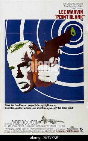 Lee Marvin Poster film: Point Blank (1967) Directeur: John Boorman 30 août 1967 **AVERTISSEMENT** cette photographie est à usage éditorial exclusif et est le droit d'auteur de MGM et/ou le photographe assigné par la Société de film ou de production et ne peut être reproduite que par des publications en conjonction avec la promotion du film ci-dessus. Un crédit obligatoire pour MGM est requis. Le photographe doit également être crédité lorsqu'il est connu. Aucune utilisation commerciale ne peut être accordée sans l'autorisation écrite de la Société du film. Banque D'Images