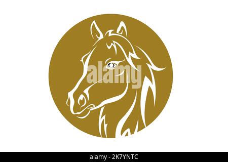 Logos de cheval Banque D'Images